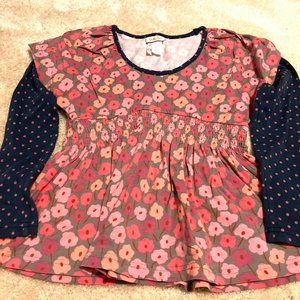 Matilda Jane Rosy Trellis Tee size 10 EUC